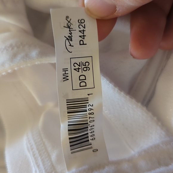 𝅺2/$25 NWT Playtex Nursing bra wire free P4426 42DD - Picture 7 of 8
